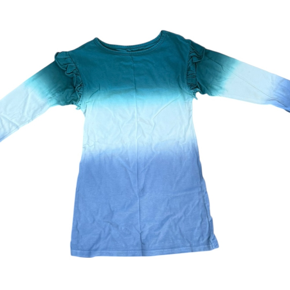 Tea Collection Teal and Blue Gradient Dress